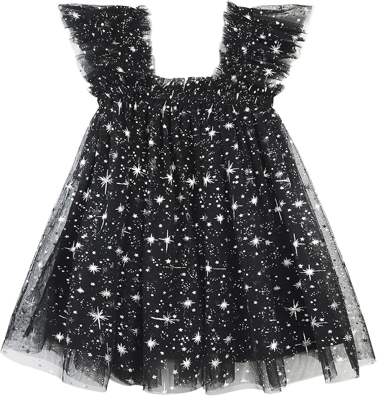 AGQT Baby Girls Tutu Dress Tulle Sundress Size 9M-5T