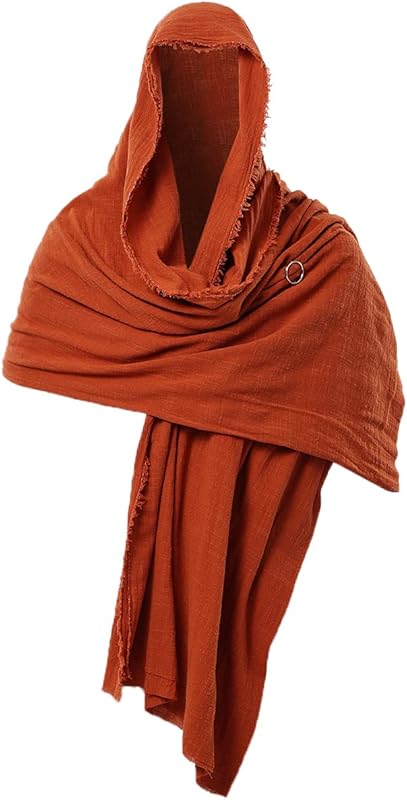 GRACEART Post Apocalyptic Shawl Scarf Shaman Cowl Medieval Costume Sash