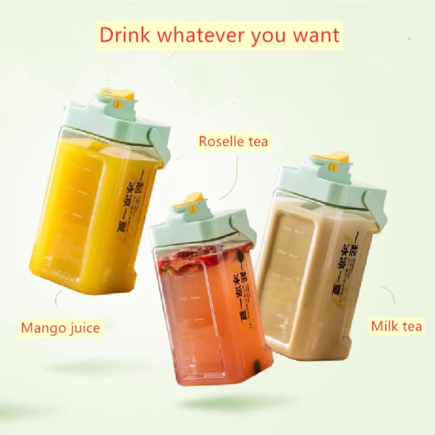 GeRRiT 123fl oz cold water bottle, clear plastic kettle with lid, refrigerator kettle, BPA-free, shatters resistant, perfect for iced tea, Sangria, lemonade, juice, milk, etc (warm white), neutral