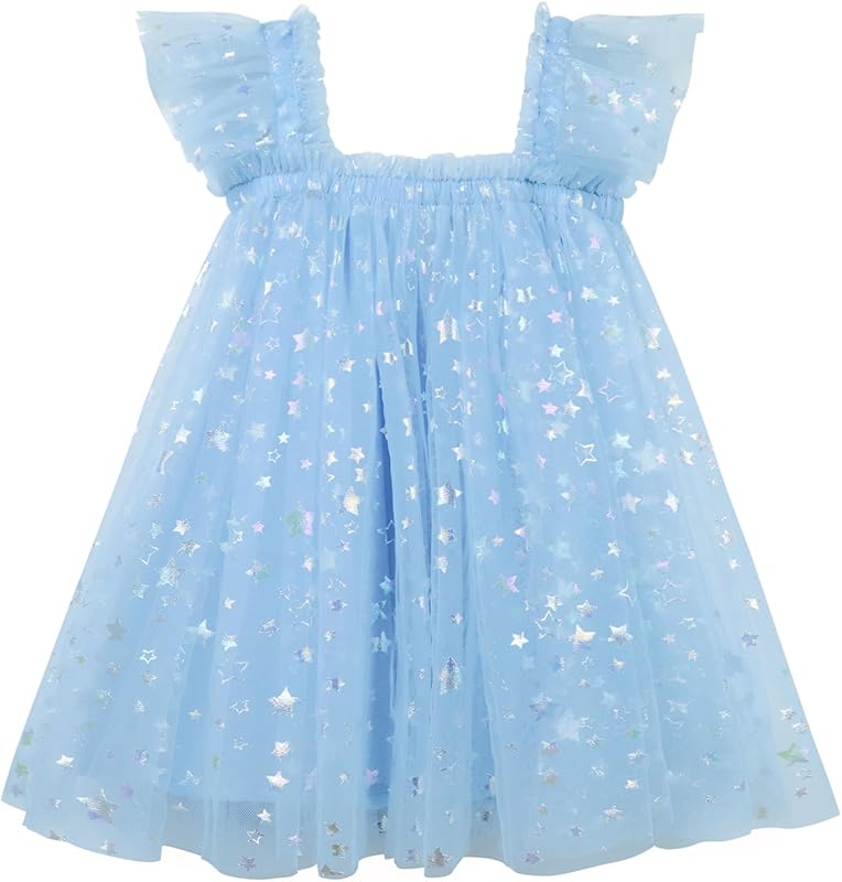 AGQT Baby Girls Tutu Dress Tulle Sundress Size 9M-5T