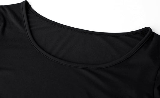 Long Sleeve Crop Tops for Women Workout Basic Clothes for Teen Ladies Fitted Slim Scoop Neck Cute Yoga Shirts