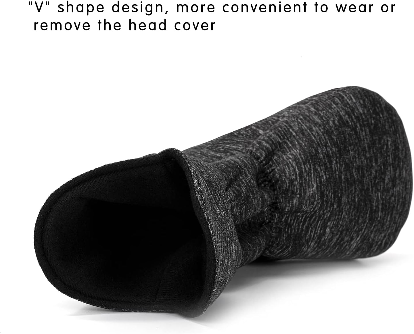 Golf Head Covers Driver Fairway #3#5 Hybrid USA Flag Memory Foam, for Men Women (Grey or White)