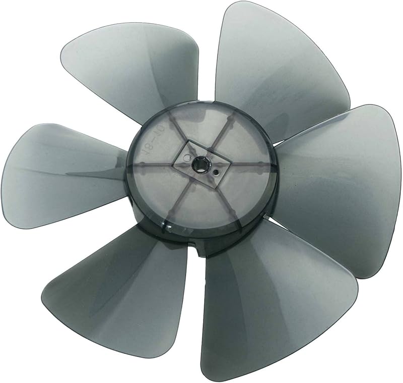 Plastic Fan Blade Replacement for Standing Pedestal Fan Table Fanner General Accessories with Nut Cover Type B 14 Inch