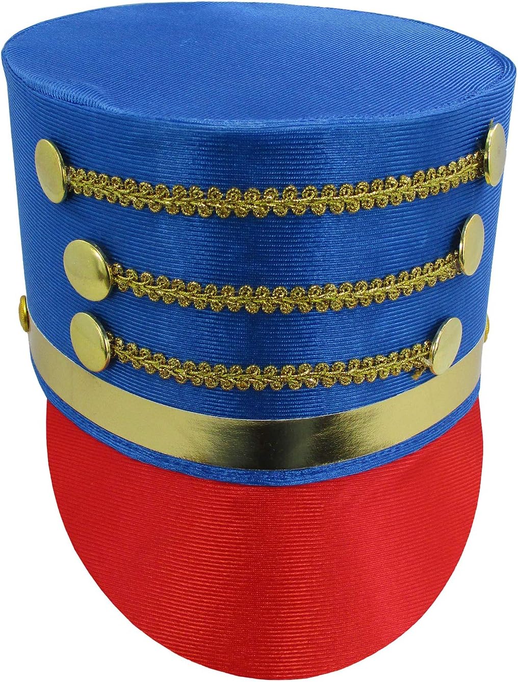 Nicky Bigs Novelties Nutcracker Hat Adult Toy Soldier Costume Marching Band Majorette Ring Master Top Hat Cosplay Accessory