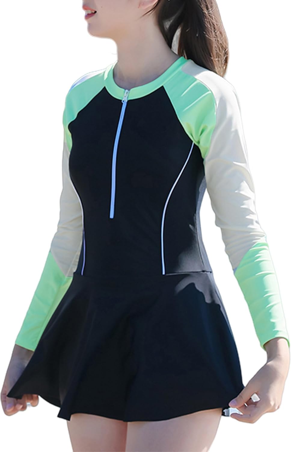 Happy Cherry Girls Rash Guard Swimsuit Modest Swim Set UPF 50 Bathing Suit Beach Swimwear 6-16 Years