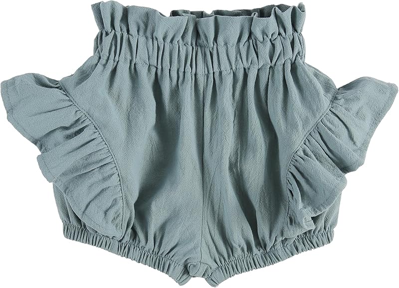 Baby Girls Ruffle Shorts Toddler Diaper Covers Little Girls Bottoms Bloomers Cotton Pants 3 Months-6T