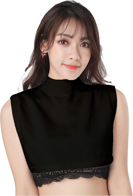 Fake Collar, Women Detachable Dickey Collar False Collar for Dresses Blouse Sweater