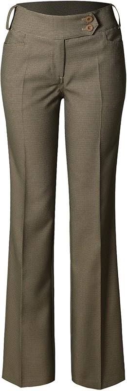 Design by Olivia Women's Relaxed Boot-Cut Office Pants Trousers Slacks