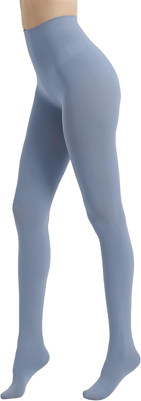 80D Semi Opaque Tights for Women Stretchable High Waist Womens Stockings Soft Pantyhose with 20+ Colors - TrendyLookz