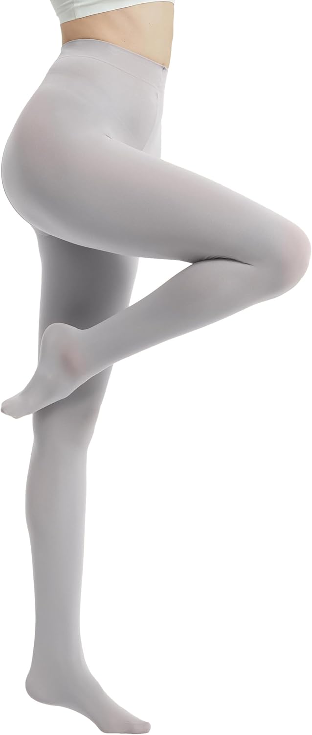 80D Semi Opaque Tights for Women Stretchable High Waist Womens Stockings Soft Pantyhose with 20+ Colors - TrendyLookz