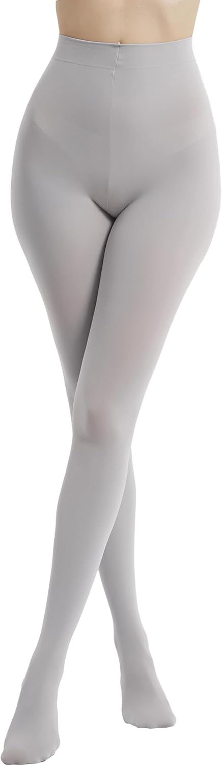 80D Semi Opaque Tights for Women Stretchable High Waist Womens Stockings Soft Pantyhose with 20+ Colors - TrendyLookz