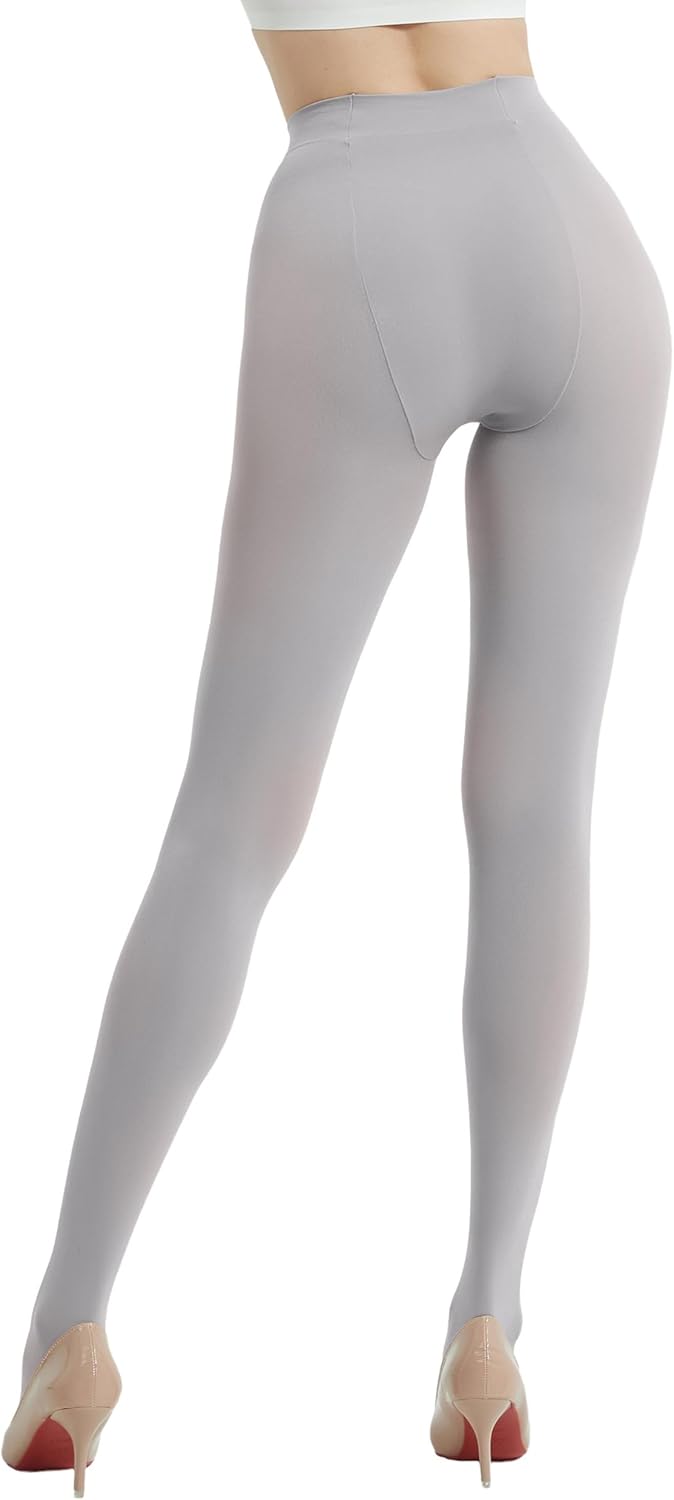 80D Semi Opaque Tights for Women Stretchable High Waist Womens Stockings Soft Pantyhose with 20+ Colors - TrendyLookz