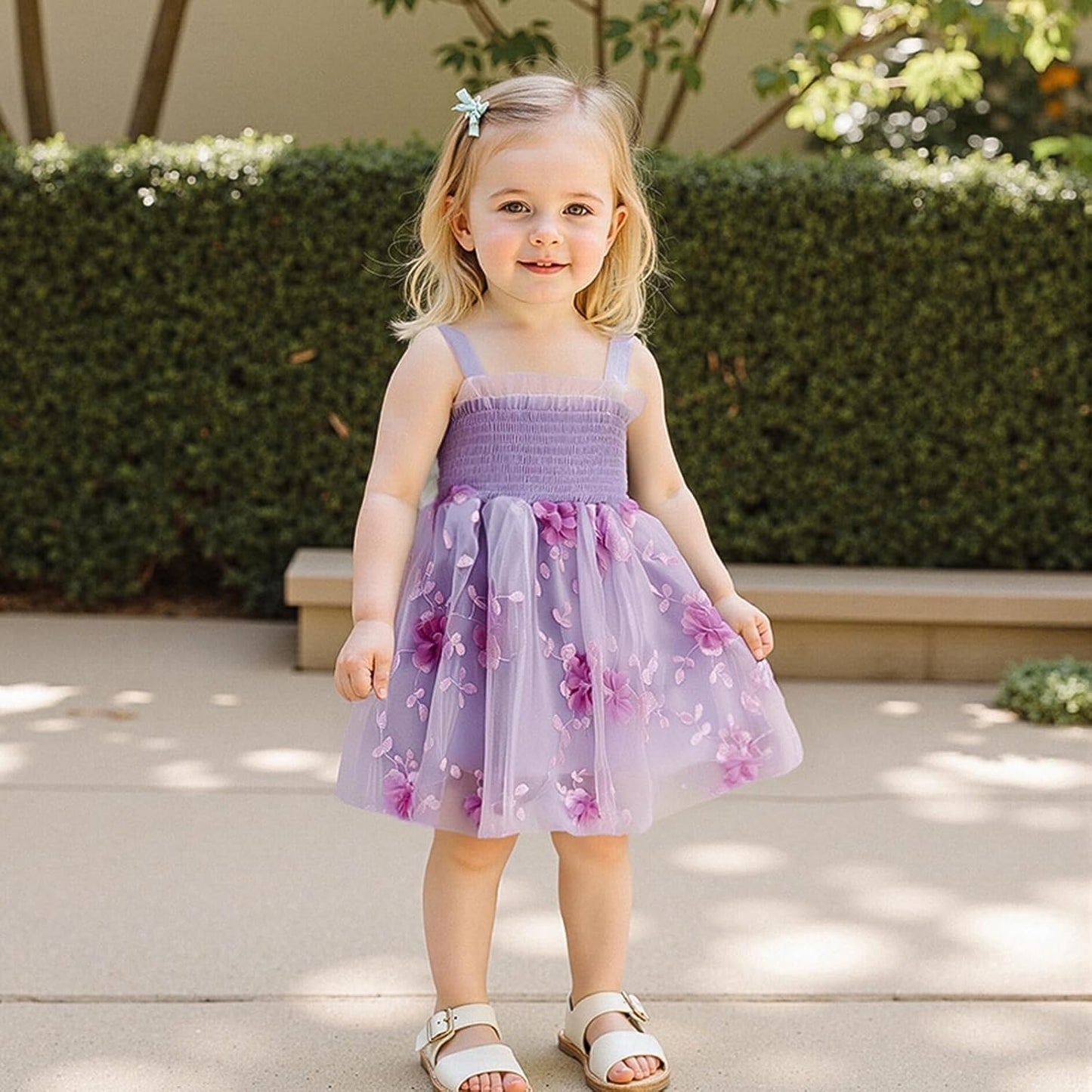 Toddler Infant Baby Girls Summer Dress Newborn Girl Tulle Dress with Butterfly Wing Beach Party Fall Clothes