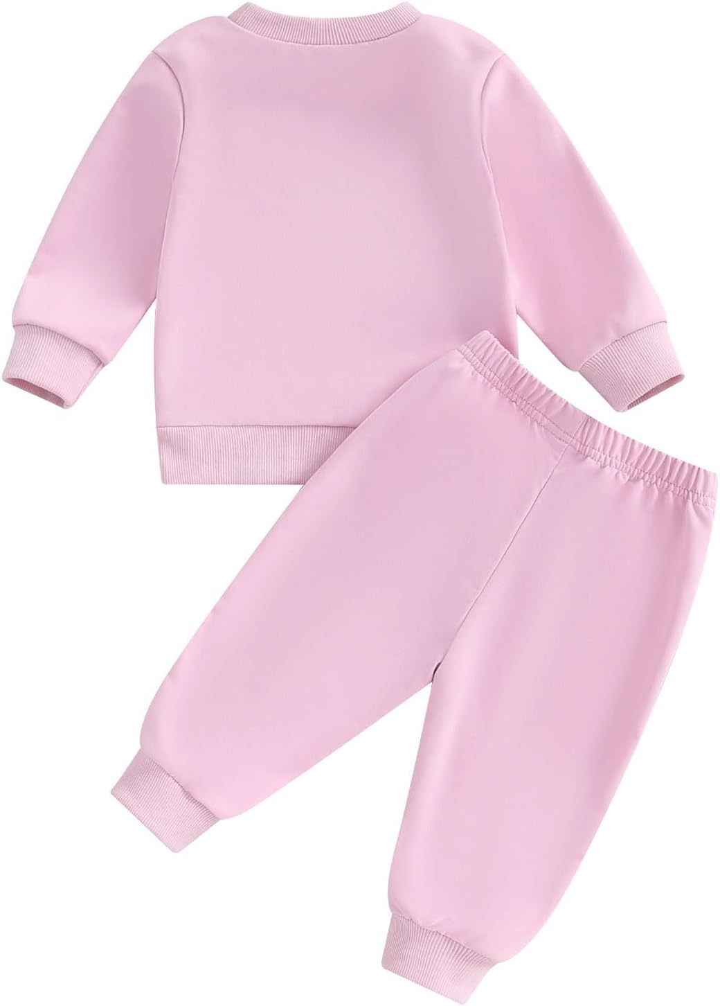 WZTYYDS Toddler Baby Girl Fall Winter Clothes Bear Embroidered Long Sleeve Sweatshirt Pants Outfits Set 2Pcs Sweatsuit