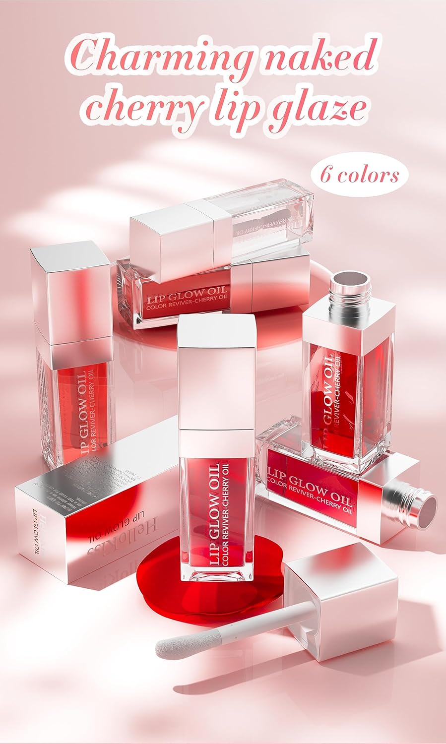 Moisturizing Lip Oil Gloss - Achieve Fuller and Healthier Lips with this Transparent Lip Balm Infused with Hydrating Lip Glow Oil (990-1#)