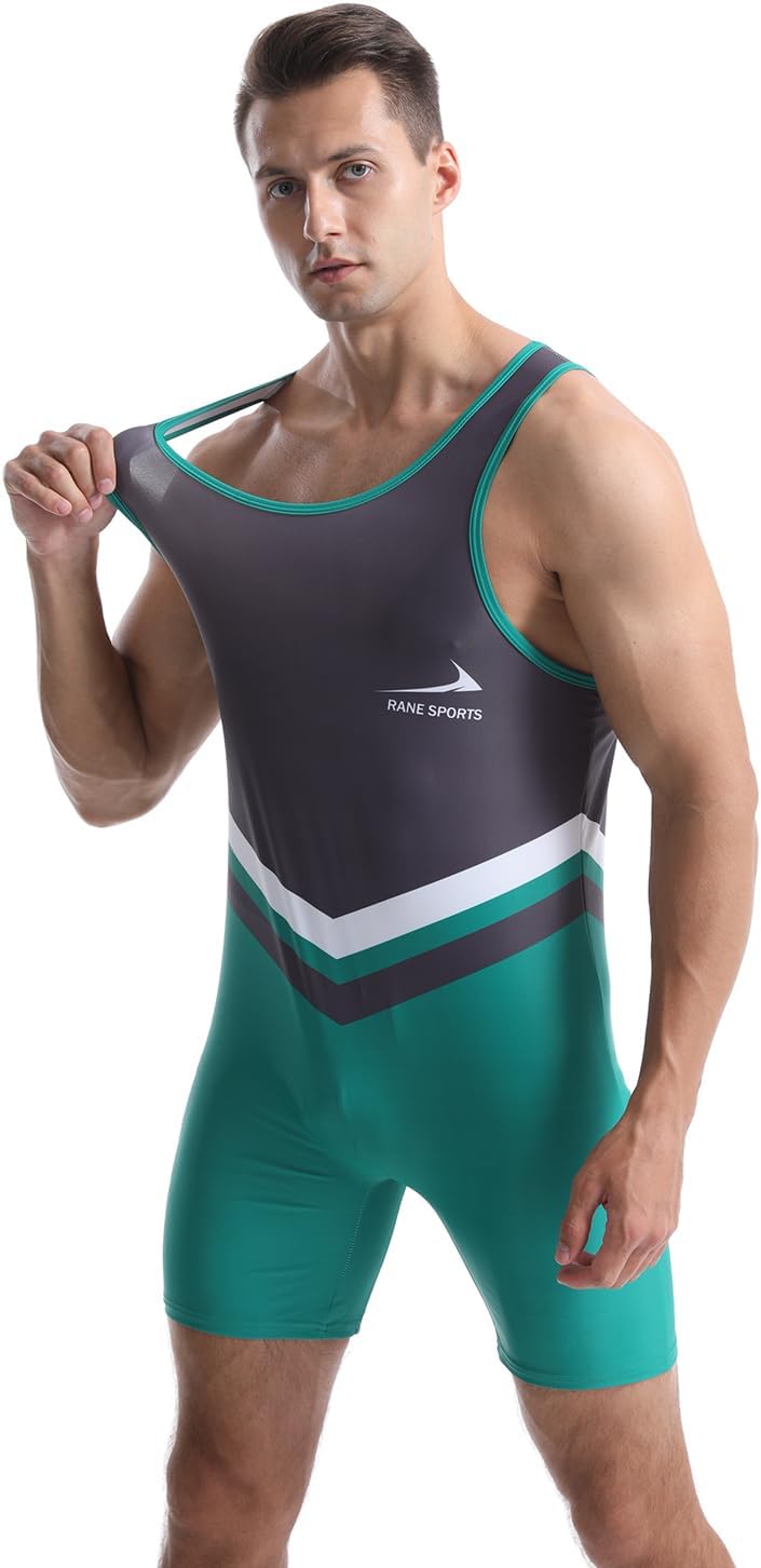 Men's Wrestling Singlets Athletic Supporters Sport Bodysuit Sleeveless Training Leotards Weightlifting Jumpsuits