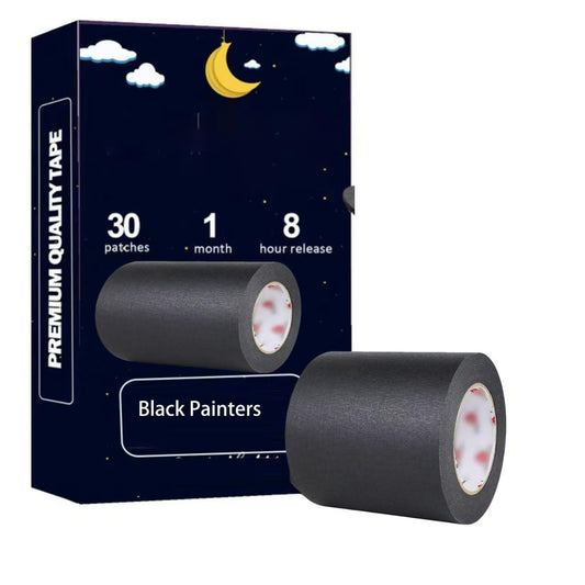 30 Black Gentle Breathable Skin Tape Micropore Strips 30 Pcs for Men & Women, Pain Free Removal, Medical Adhesive Hypoallergenic Strips Tape for Outdoor Sports