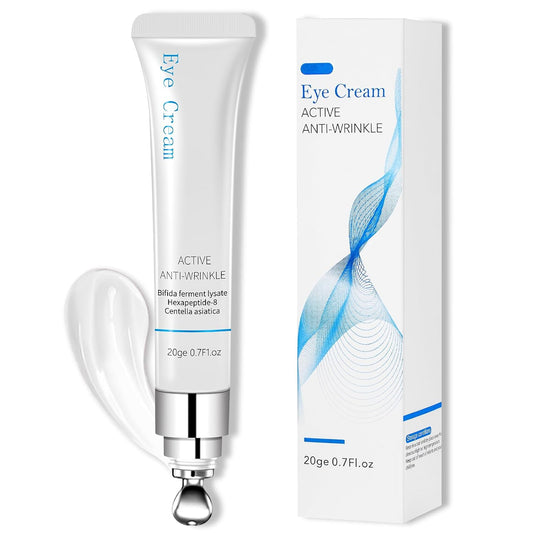 Under Eye Cream for Puffiness| Dark Circles| Wrinkle| Bags Under Eyes, Eye Repair Cream Anti Aging Moisturizer, Eye Care Cream Suit Women Men Eye Firm Smooth 0.7 oz