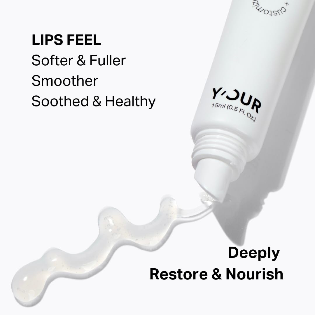 Y’OUR Intensive Lip Balm: Lightweight & Comforting with Natural Shea Butter & Rosehip Oil; Extreme Moisturizer for Dry Lips. Paraben & Silicon-Free. Made in USA. 15ml (0.5 oz.)