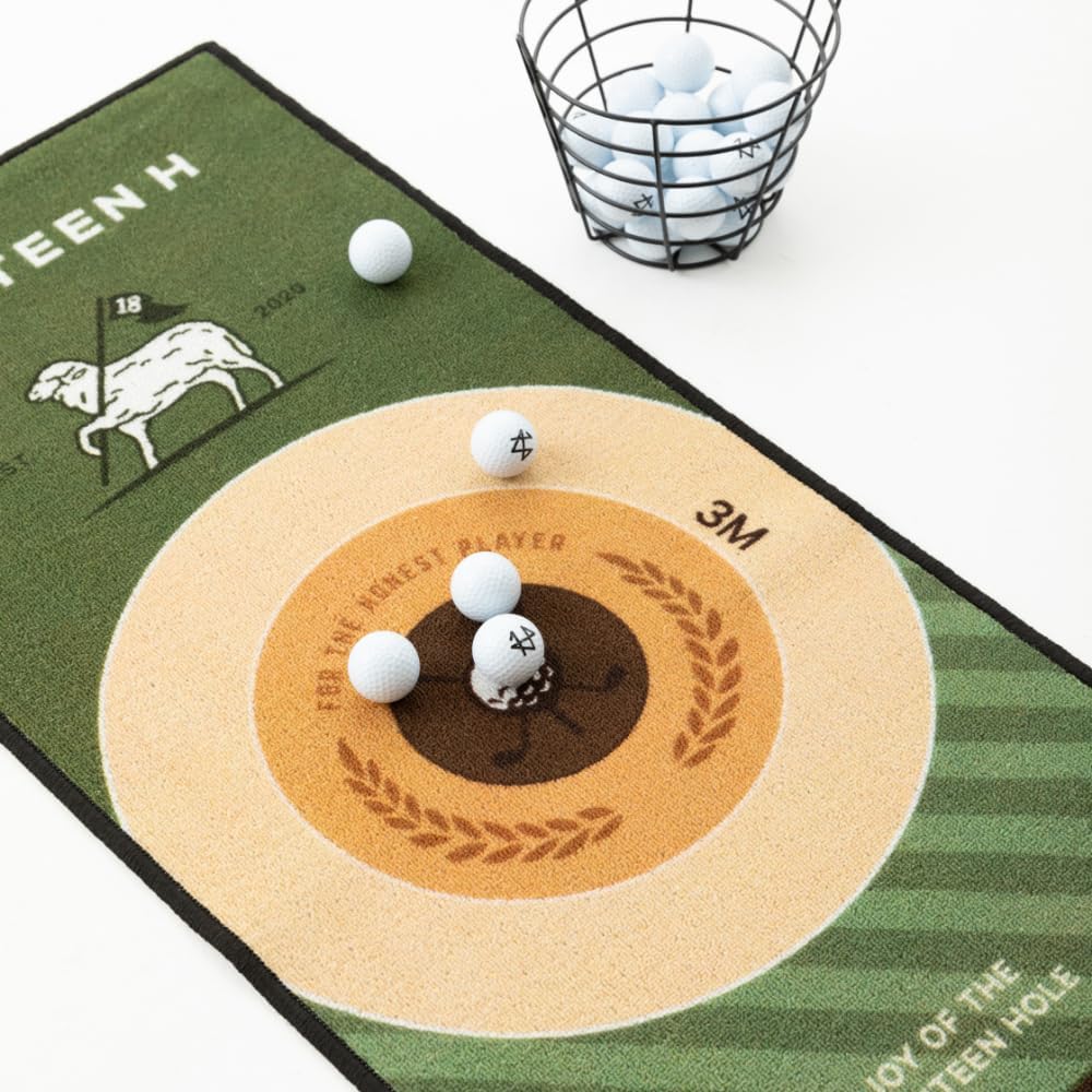 Putting Green Indoor Mat Golf Gifts for Men Golfing Practice Matt Training Aid Heoseok Pro