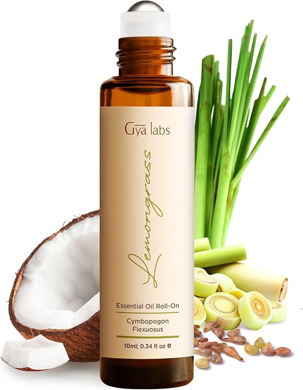 Gya Labs Peace Essential Oil Roll on - 100% Pure Natural Calming Oil for Fatigue, Blend with Patchouli, Frankincense, Aromatherapy Relaxation Gifts for Women and Men, Travel Size (0.34 Fl Oz)