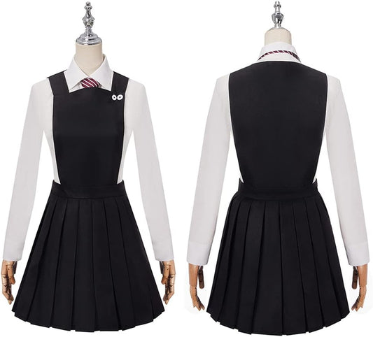 AwwwCos Matilda the Musical Cosplay Costume School Girl Dress Uniform Suit Skirt Tie Halloween Party Outfit Women