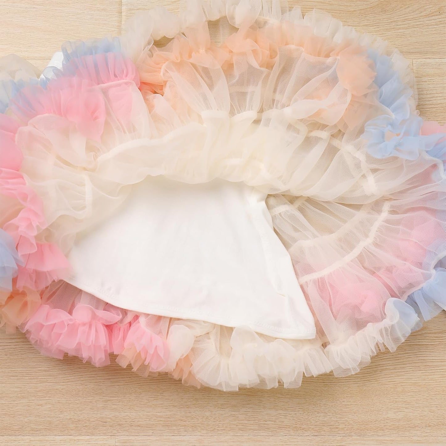 Petticoat Skirt for Girls Tutu Skirt Princess Fluffy Soft Tulle Ballet Birthday Party Pettiskirt Half Slips Dance Underskirt