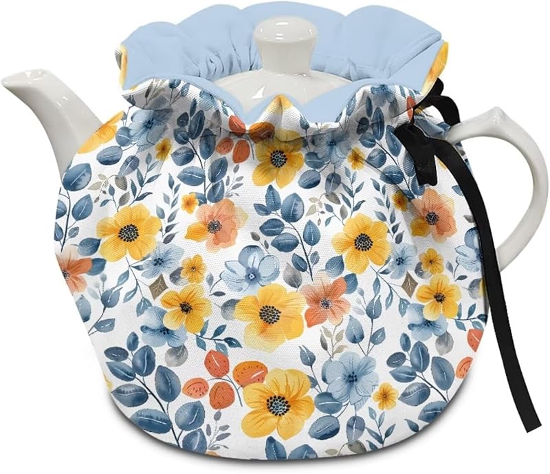 Teapot Thermal Cover Bohemian Mandala Print Tea Cozy for Tea Pot Insulated Suitable for Protecting Kettle Coffee Pot Breakfast Insulated Kitchen Coffee Table Decorative Accessories