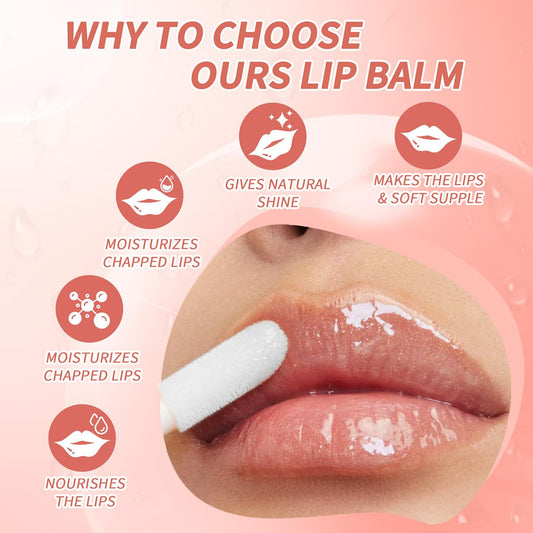 Korean Lip Oil - Fruity Flavor Lip Glow Oil, Moisturizing Hydrating & Nourishing Non-stick Cup Transparent Plumping Lip Gloss for Dry Lips & Lip Care (01#Raspberry)