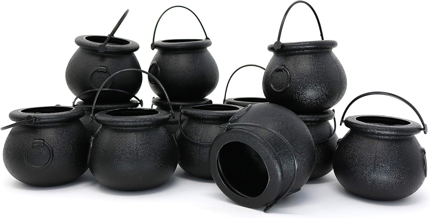 Candy Cauldron Kettles - 1 Dozen Party Decoration Supplies by Big Mo’s Toys