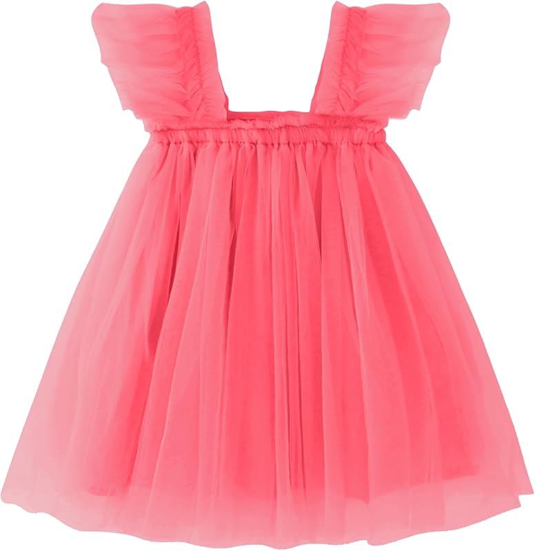 AGQT Baby Girls Tutu Dress Tulle Sundress Size 9M-5T