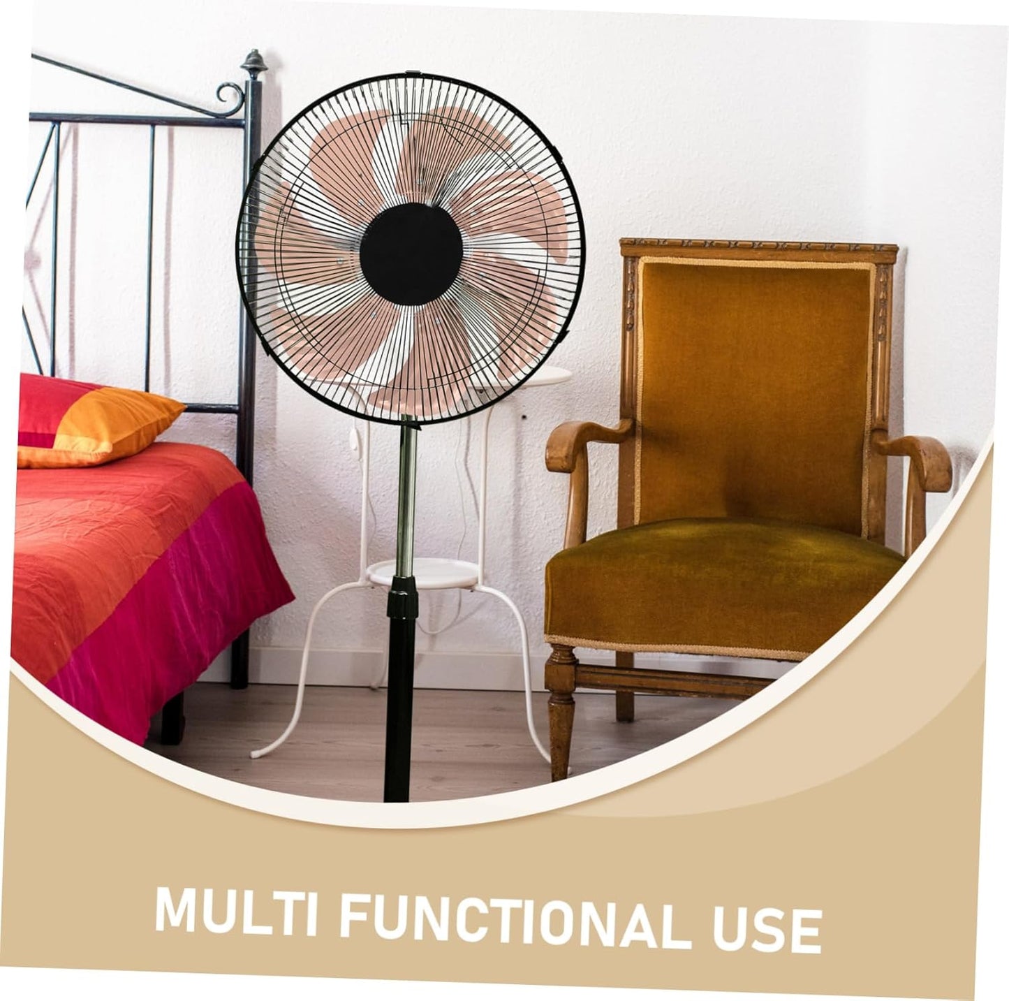 Aluminum Replacement Fan Blades Silent Design for Table and Floor Fans Efficient Airflow Easy Installation for Home Use