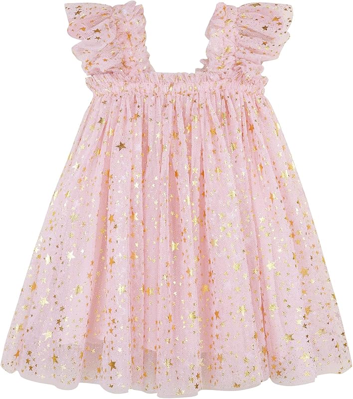 AGQT Baby Girls Tutu Dress Tulle Sundress Size 9M-5T
