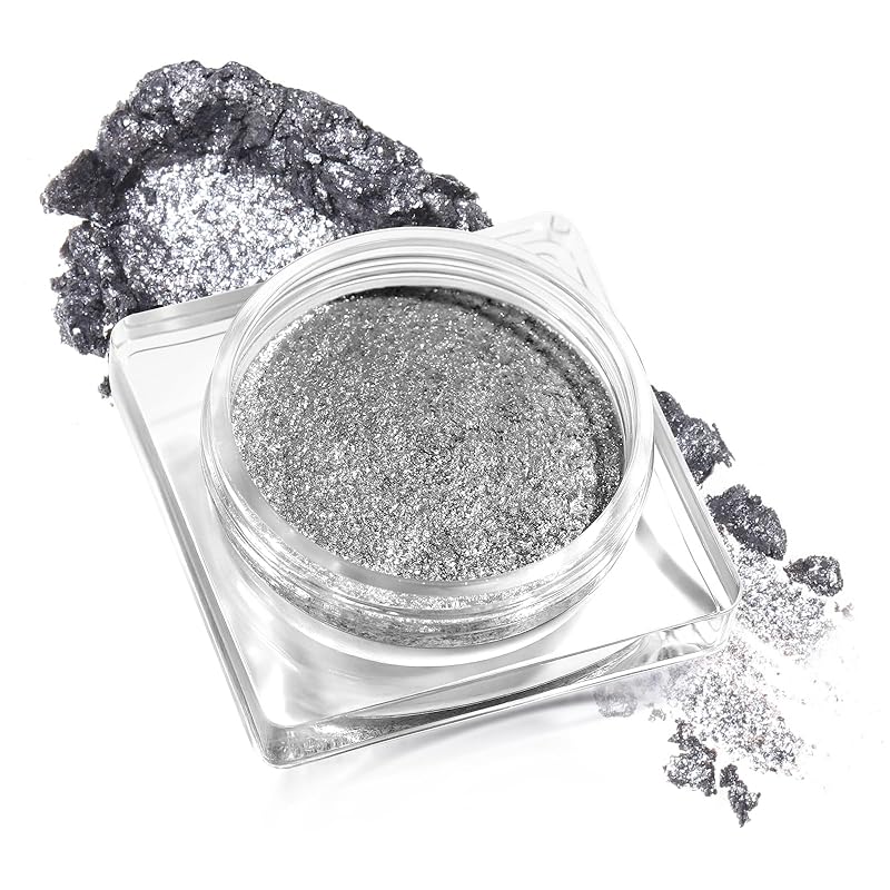 Single Shimmer Cream Eyeshadow, Rose Metallic Highly Pigmented Monochrome Eye shadow Palette, Blendable Sparkly Eye Glitter Waterproof Natural Mini EyeMakeup Brightener Highlighter for 24 hours makeup
