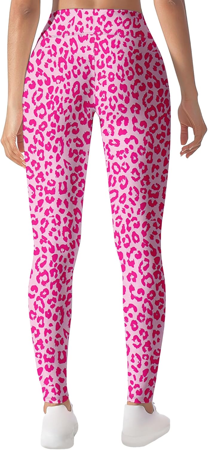 Leggings for Women Workout Funny Printed Gym Athletic Womens Yoga Pants Camo Print Legging Camouflage Floral Tropical Pants