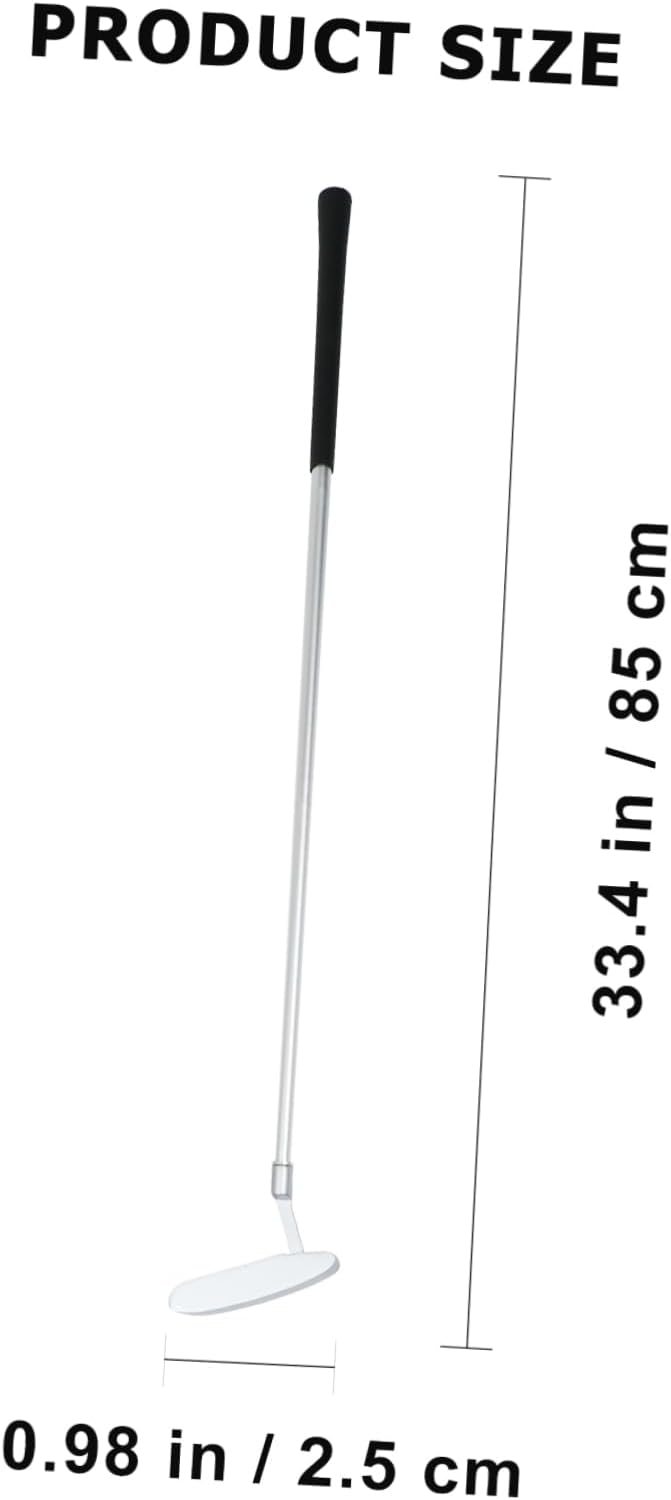3-Section Detachable Golf Putter Set Zinc Alloy Portable for Indoor/Outdoor Practice