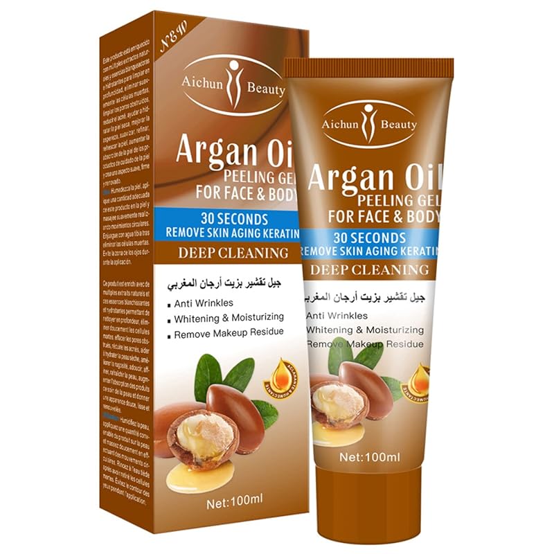 AICHUN BEAUTY Peeling Gel Face Body Removes Skin Aging Keratine Deep Cleaning Moisturizing Refresh Skin Smooth (ARABIC COFFEE PEELING GEL)