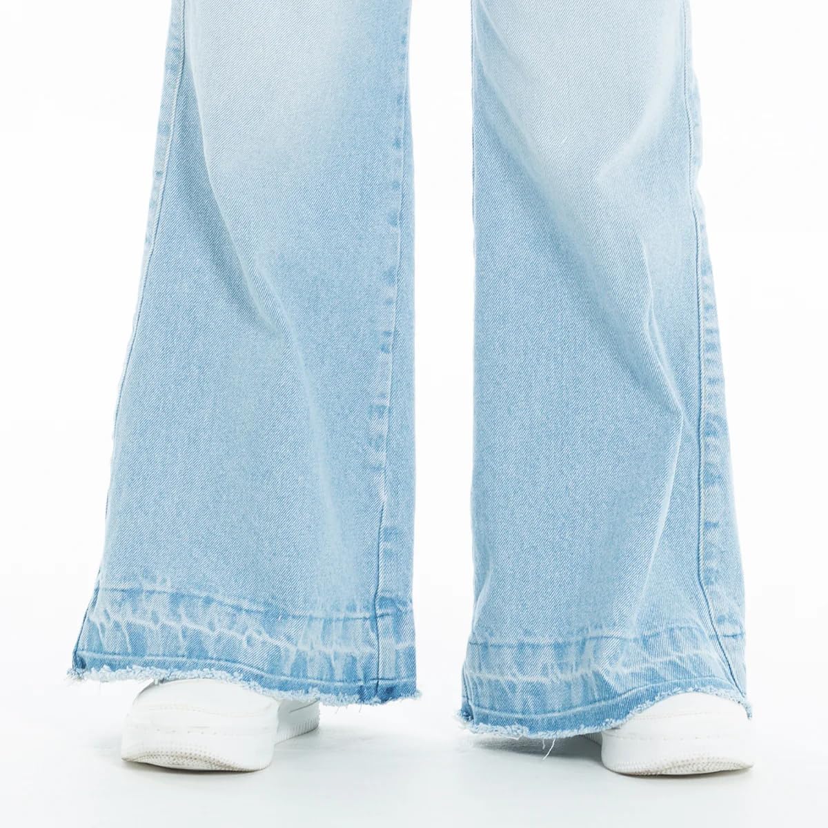 Girls Jeans High Rise Ripped Boyfriend Bootcut Jean - Teen Jeans for Casual Occasions