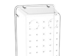 WOWBOX 6 Pack Clear Drawer Organizer Set, Acrylic Drawer Storage Trays, Storage Bins for Makeup, Cosmetics, Jewelries, Utensils, Gadgets, Office