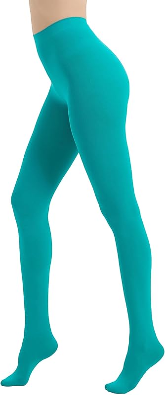 80D Semi Opaque Tights for Women Stretchable High Waist Womens Stockings Soft Pantyhose with 20+ Colors