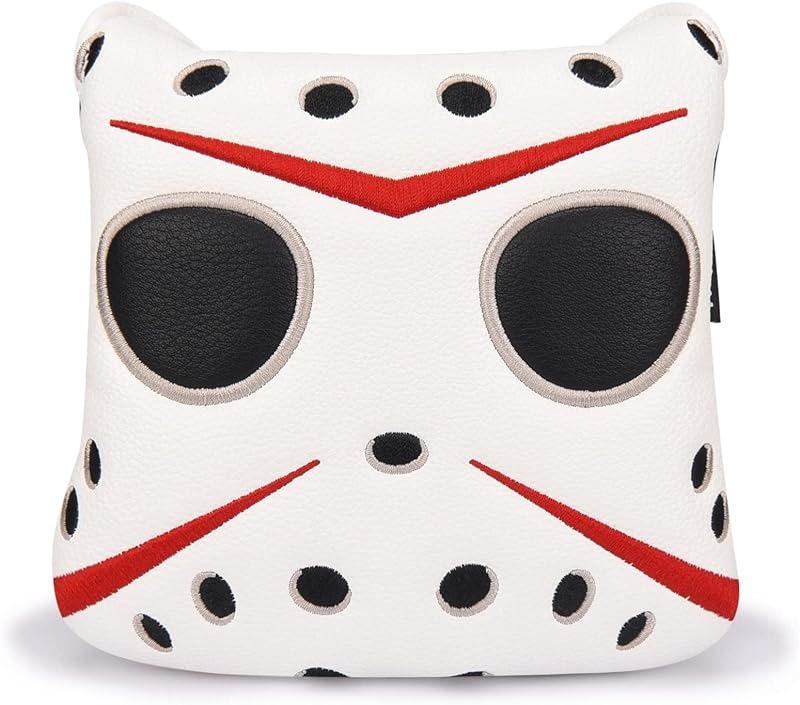 Putter Covers Hockey Goalie Mask, Mallet Putter Cover Blade Putter Cover Strong Magnetic Putter Headcover