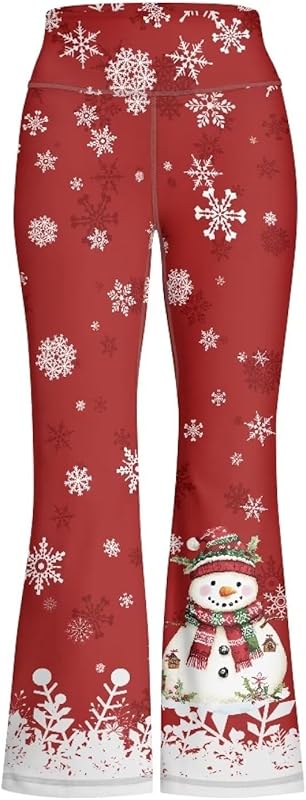 Girls' Athletic Leggings Bell Bottoms Kids Dance Running Yoga Pants High Waisted Workout Active Dance Tights