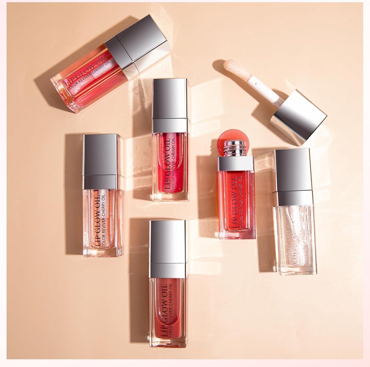 Moisturizing Lip Oil Gloss - Achieve Fuller and Healthier Lips with this Transparent Lip Balm Infused with Hydrating Lip Glow Oil (990-1#)
