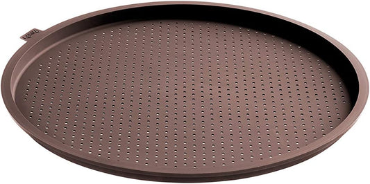 Lekue Perforated Pizza Mat, 14", Brown