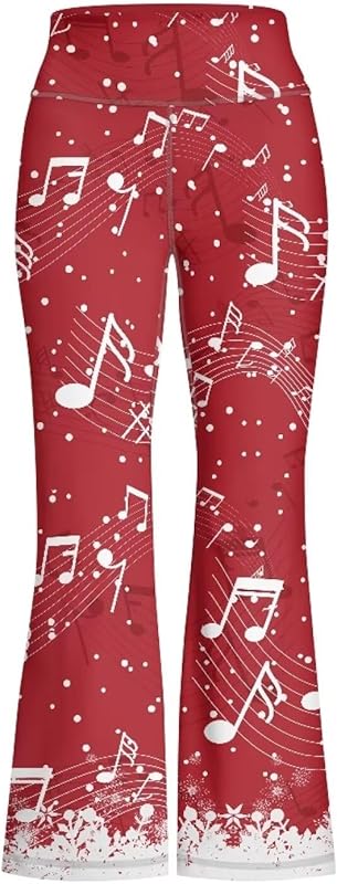 Girls' Athletic Leggings Bell Bottoms Kids Dance Running Yoga Pants High Waisted Workout Active Dance Tights