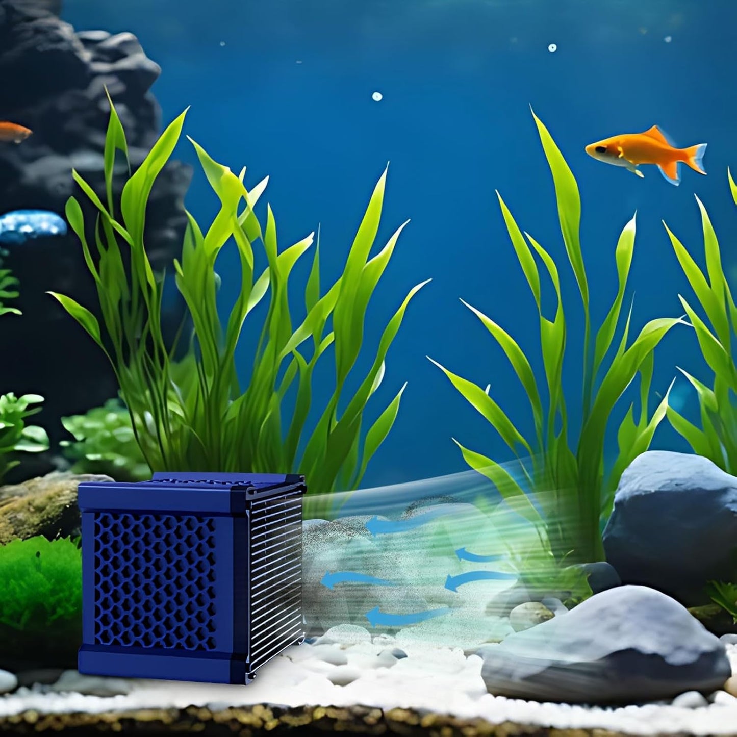Generisch Aktivkohle Aquarium, Clever-Cube Aktivkohle Pferde,Eco Aquarium Wasserreiniger Würfel,Aktivkohlefilter Pferdetränke,Eco-Aquarium Wassertrog Purifier Cube,Für Teiche,Aquarium,Vorratstank