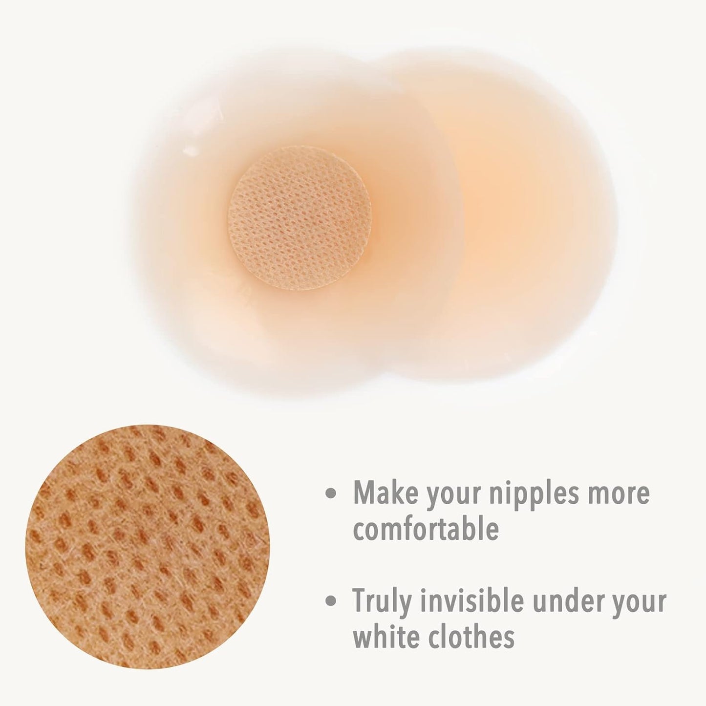Nipple Covers 3 Pairs, Nipple Pasties for Women Reusable, Ultra Thin Pasties Adhesive Silicone Breast Petals with Travel Box