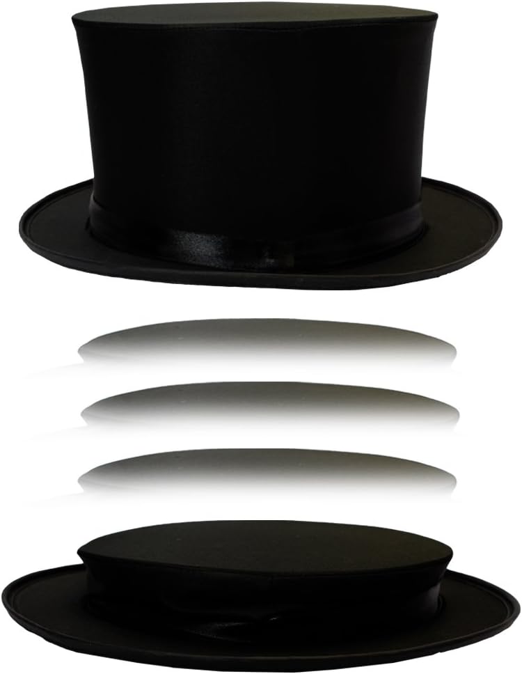Collapsible Top Hat- Magician Costume- Magician Top Hat- Magic Tricks- Costume Hats by Funny Party Hats