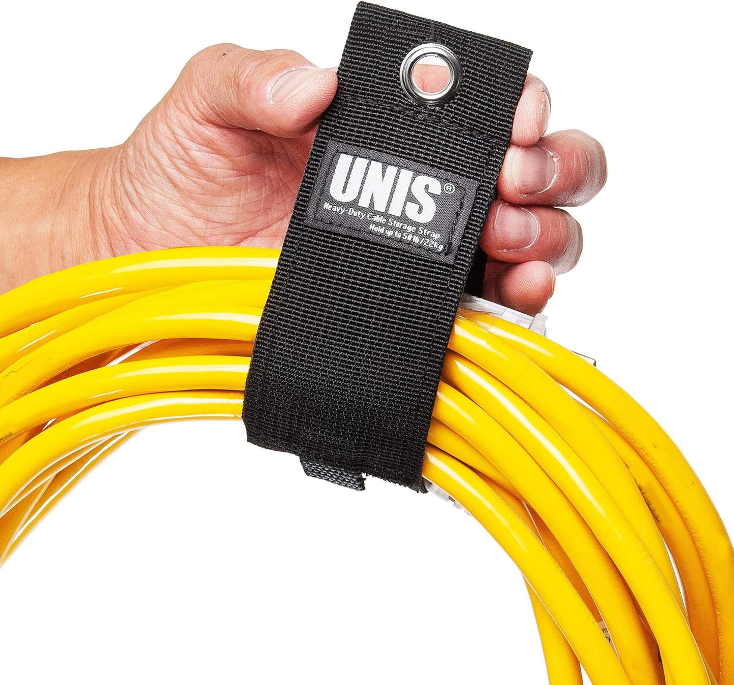 8 Pack Heavy Duty Large 13-inch Extension Cord Storage Extendable Cable Ties Strap Loop Hanger Organizer for Cable, Hose, Power Cord, and Rope