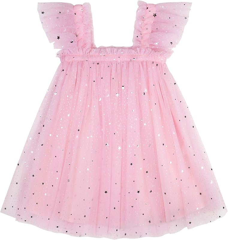 AGQT Baby Girls Tutu Dress Tulle Sundress Size 9M-5T